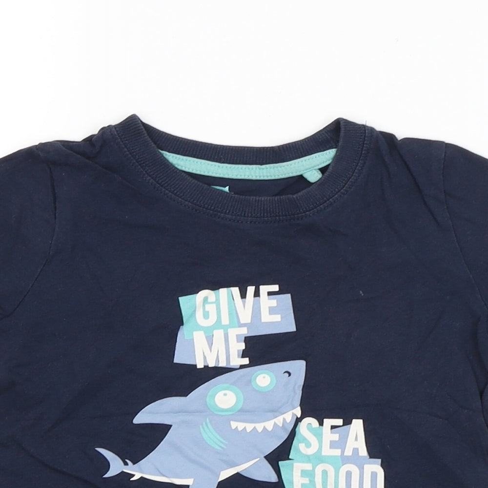 Lupilu Boys Blue   Basic T-Shirt Size 3-4 Years