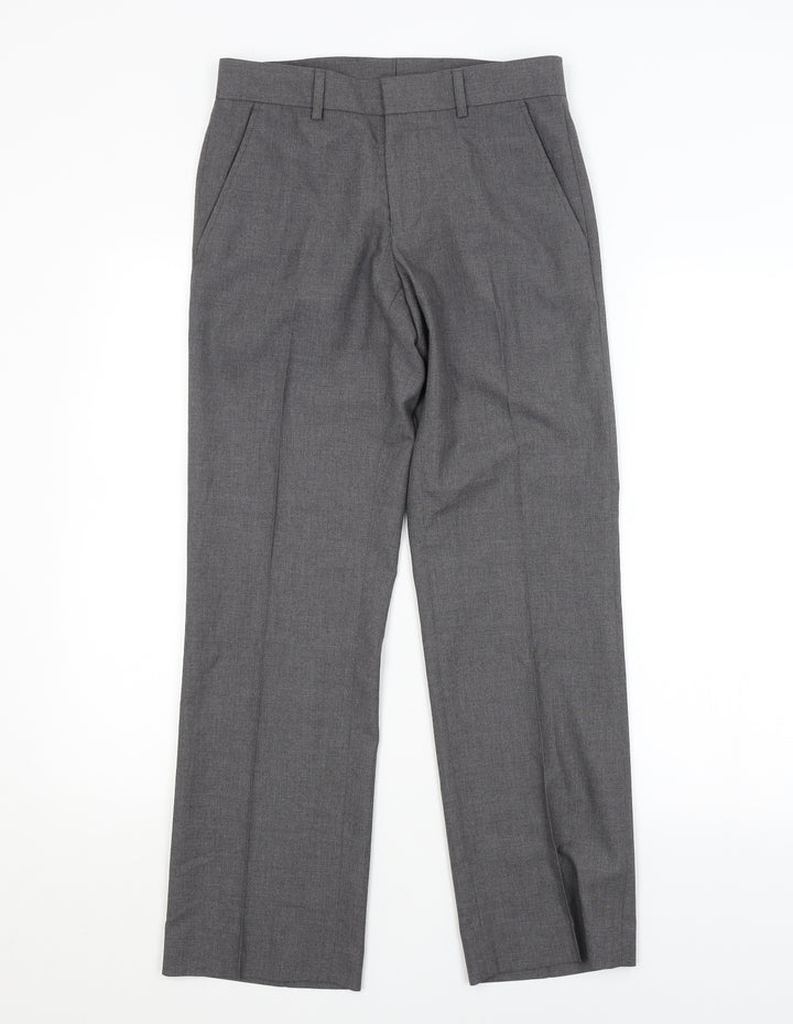 Topman Mens Grey Trousers Size 28 in L28 in