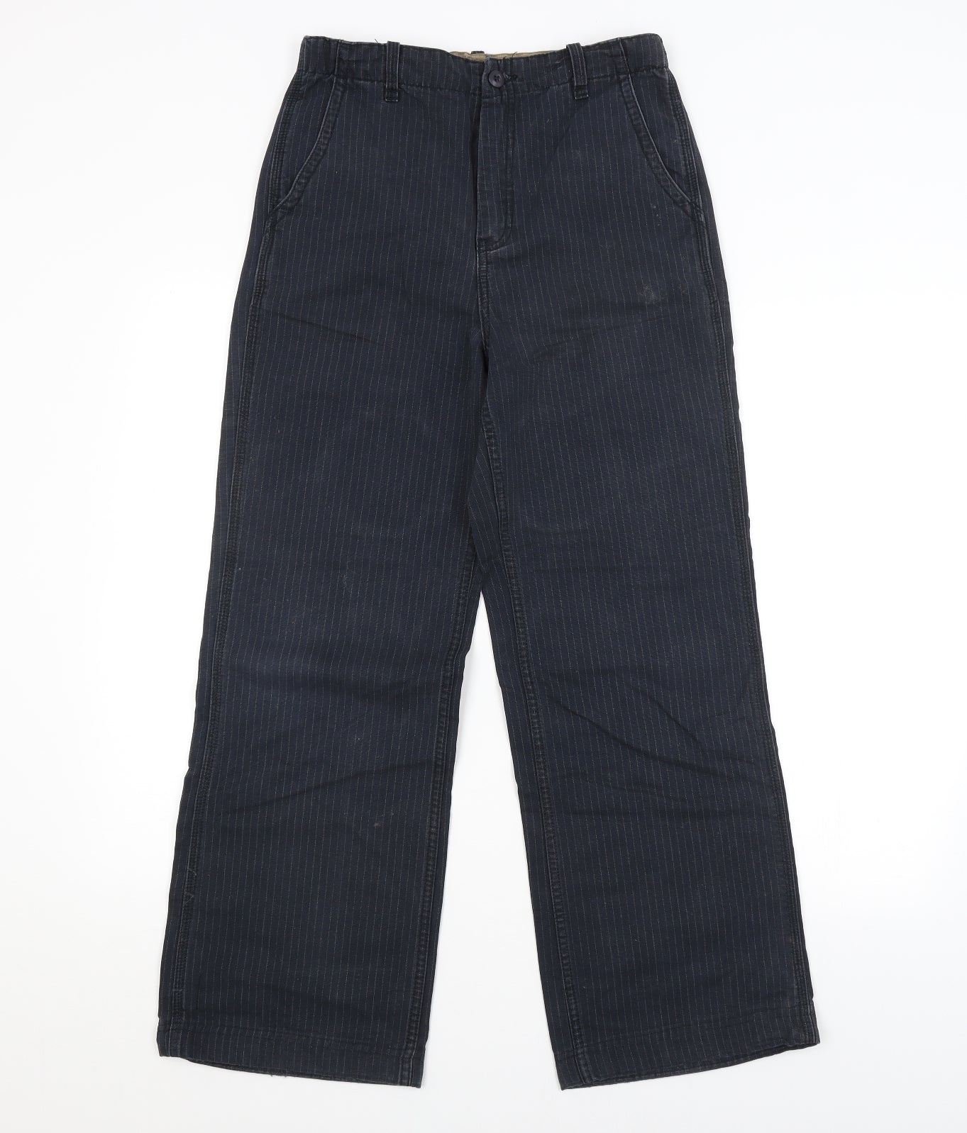 Gap Boys Blue Striped  Chino Trousers Size 13 Years