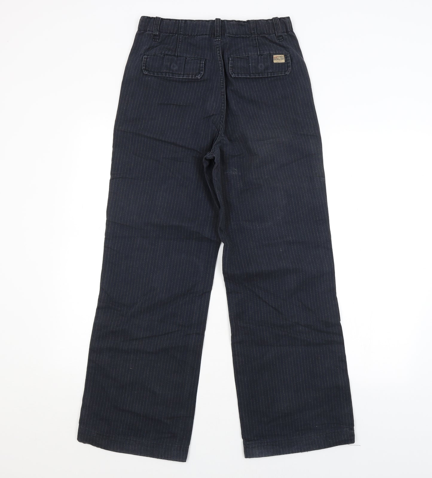 Gap Boys Blue Striped  Chino Trousers Size 13 Years