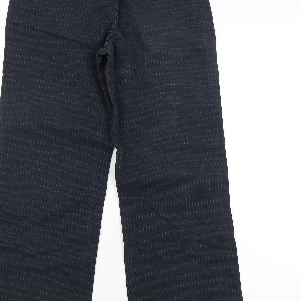 Gap Boys Blue Striped  Chino Trousers Size 13 Years