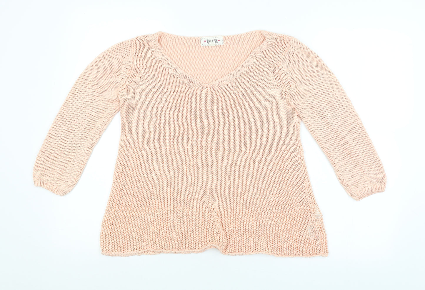 New Look Womens Pink   Pullover Jumper Size 6