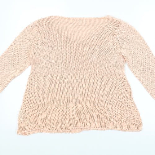 New Look Womens Pink   Pullover Jumper Size 6