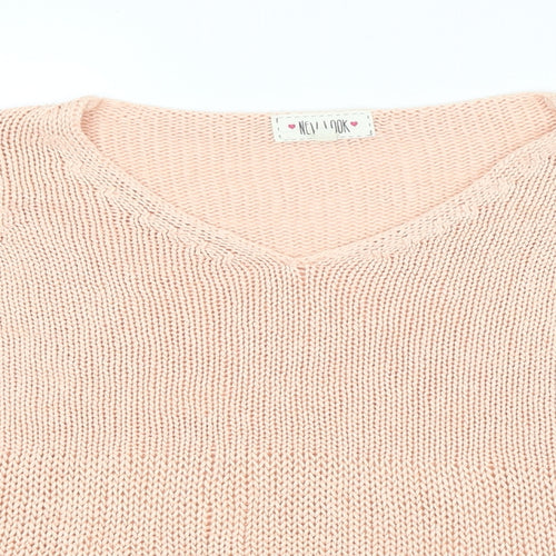 New Look Womens Pink   Pullover Jumper Size 6