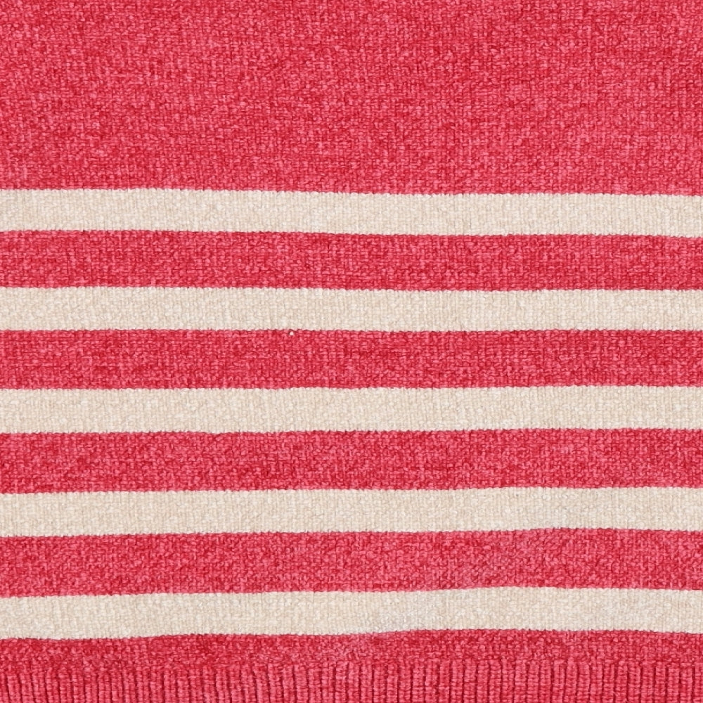 F&F Womens Red Striped  Pullover Jumper Size 14