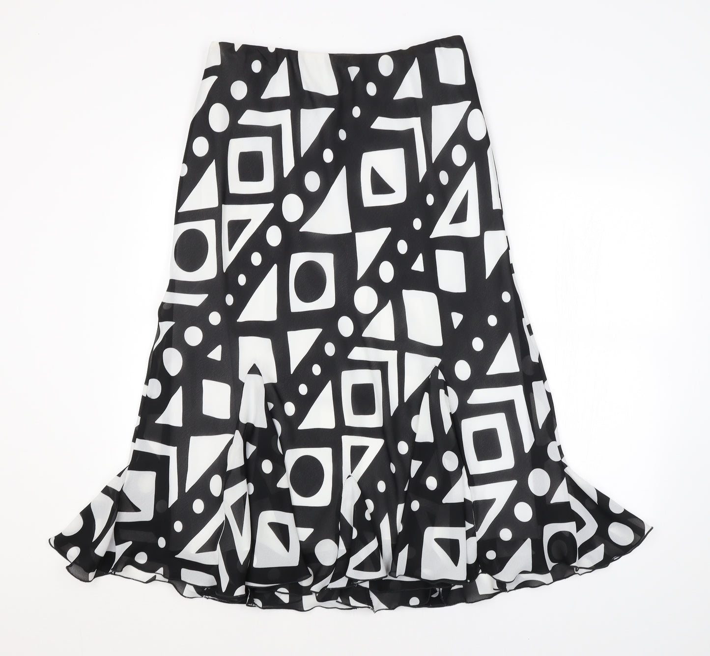 Preworn Womens Multicoloured Argyle/Diamond  A-Line Skirt Size 18