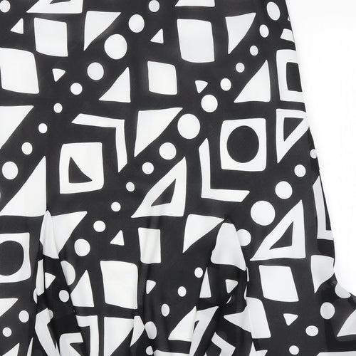 Preworn Womens Multicoloured Argyle/Diamond  A-Line Skirt Size 18