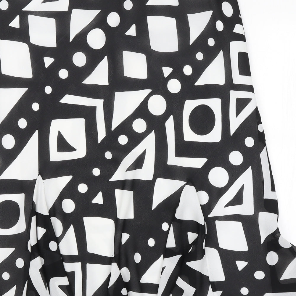 Preworn Womens Multicoloured Argyle/Diamond  A-Line Skirt Size 18