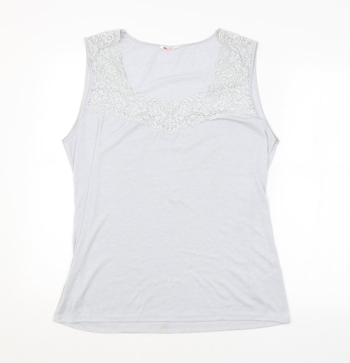 Damart Womens Grey   Basic Tank Size XL
