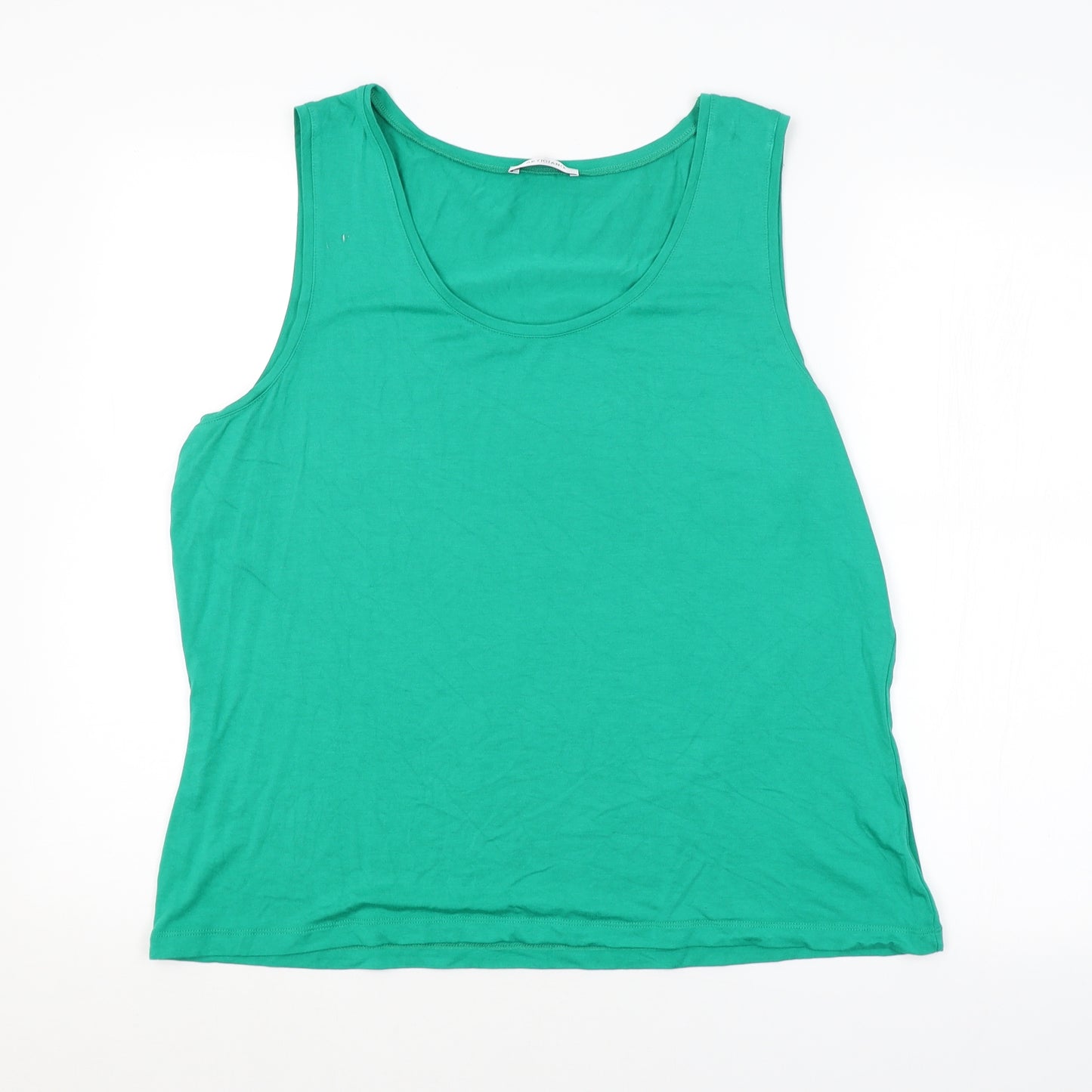 Artigiano Womens Green   Basic Tank Size 24