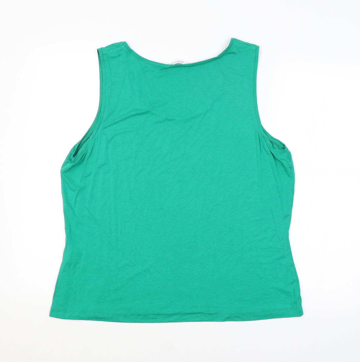 Artigiano Womens Green   Basic Tank Size 24