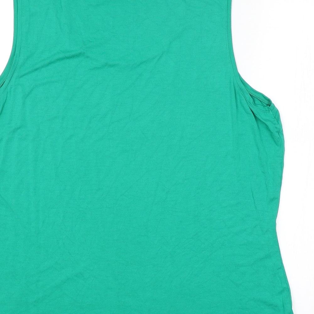Artigiano Womens Green   Basic Tank Size 24