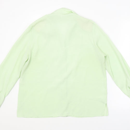 Preworn Womens Green   Basic Button-Up Size 16
