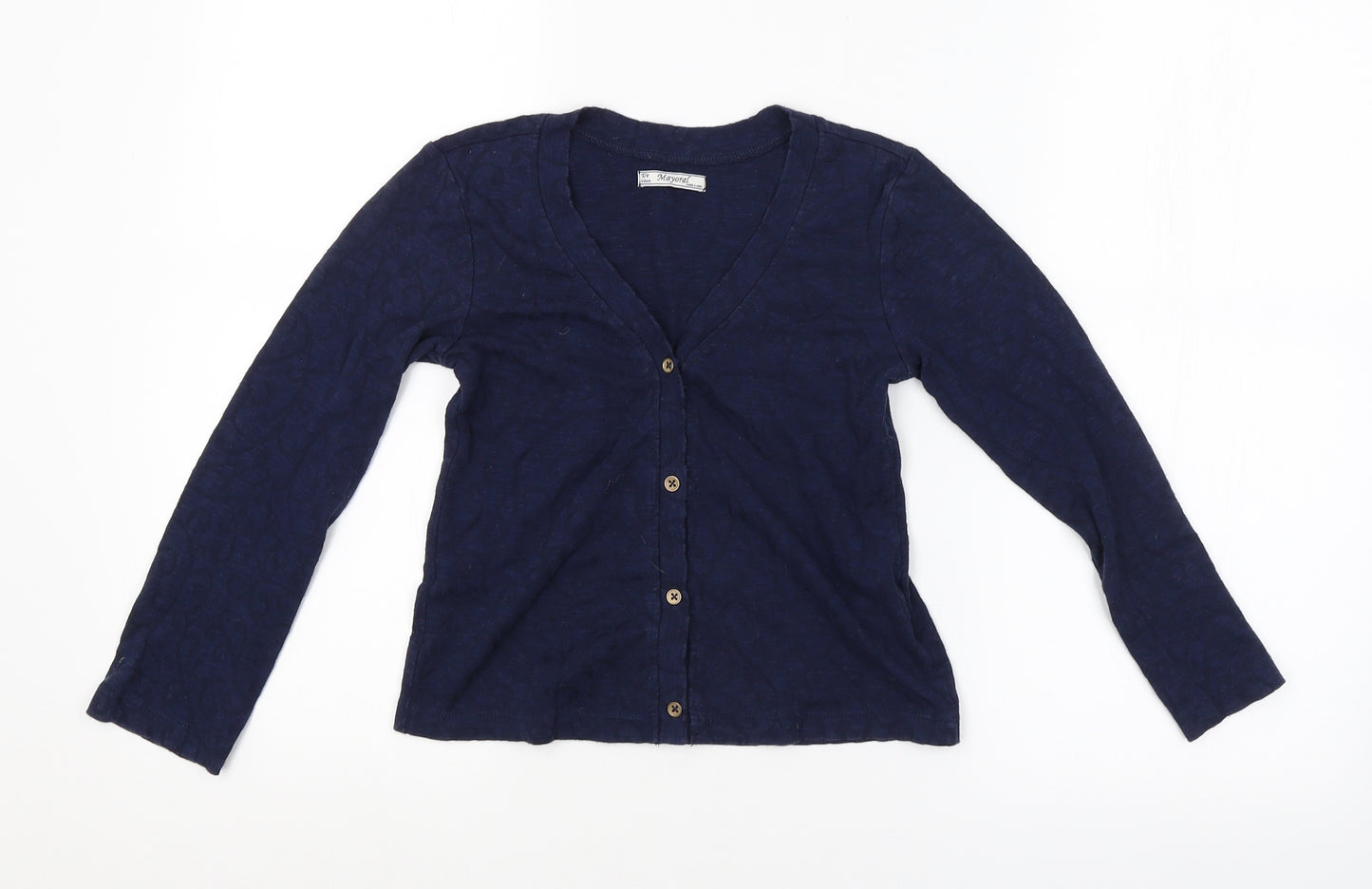 Mayoral Girls Blue   Cardigan Jumper Size 8-9 Years