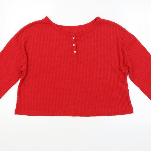 Primark Womens Red   Pullover Jumper Size 12