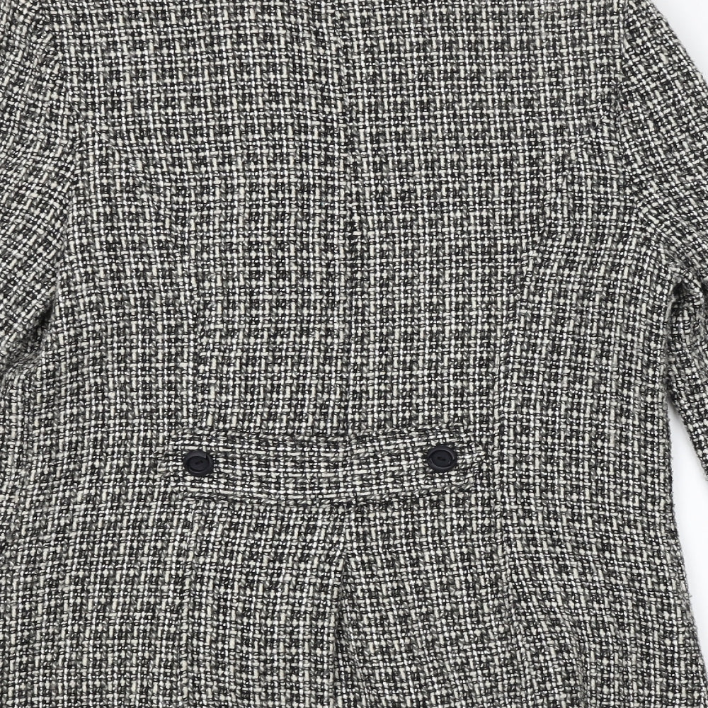 YAZZ Womens Grey   Pea Coat Coat Size 12