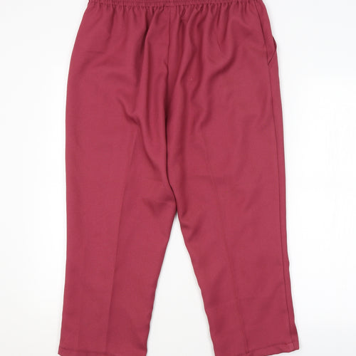 Damart Womens Pink   Trousers  Size 14 L22 in