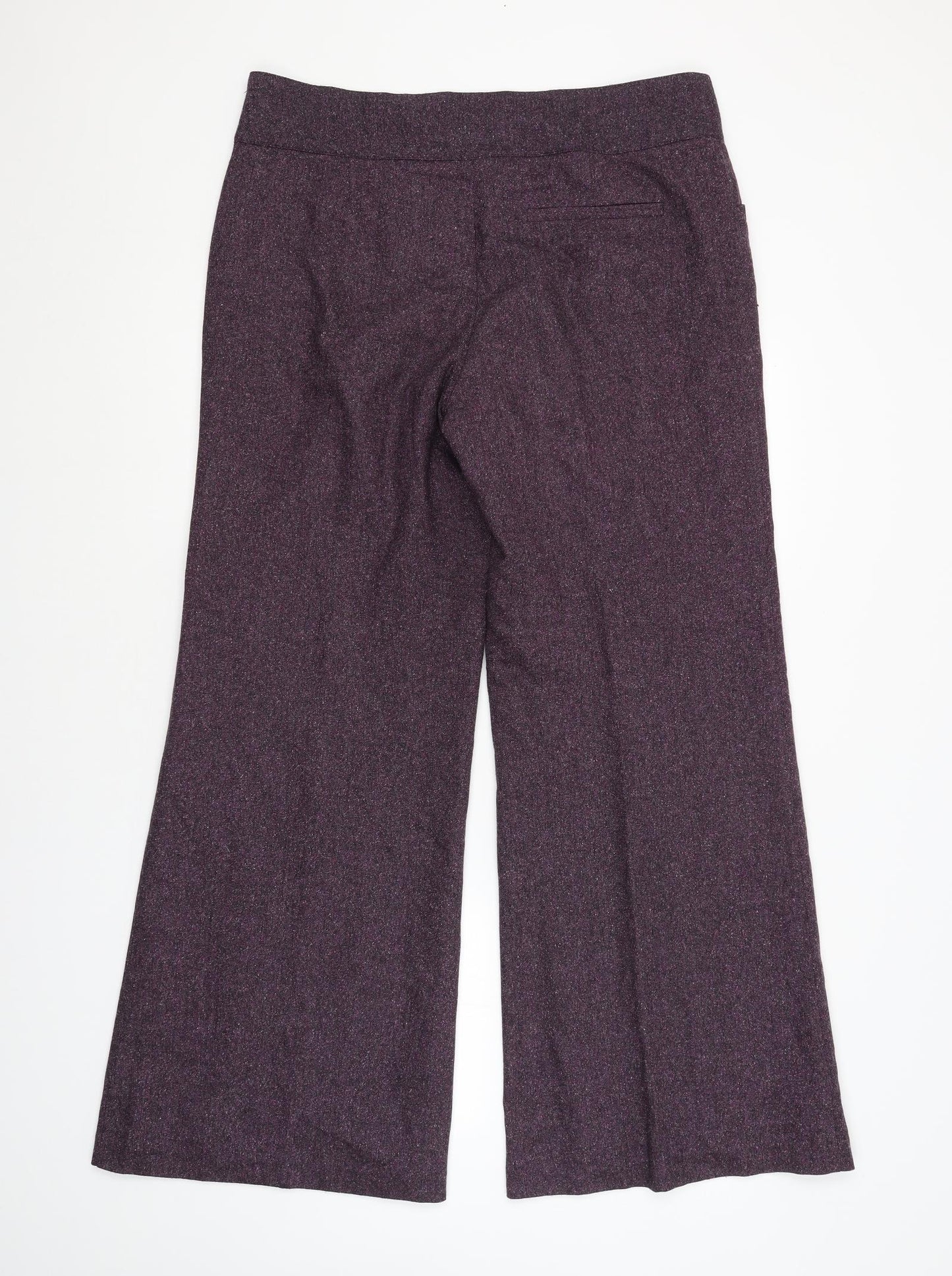 Monsoon Womens Purple   Trousers  Size 16 L30 in