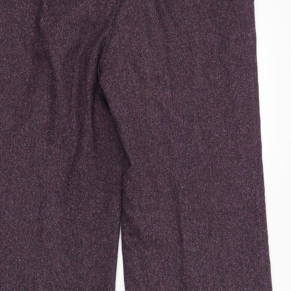 Monsoon Womens Purple   Trousers  Size 16 L30 in