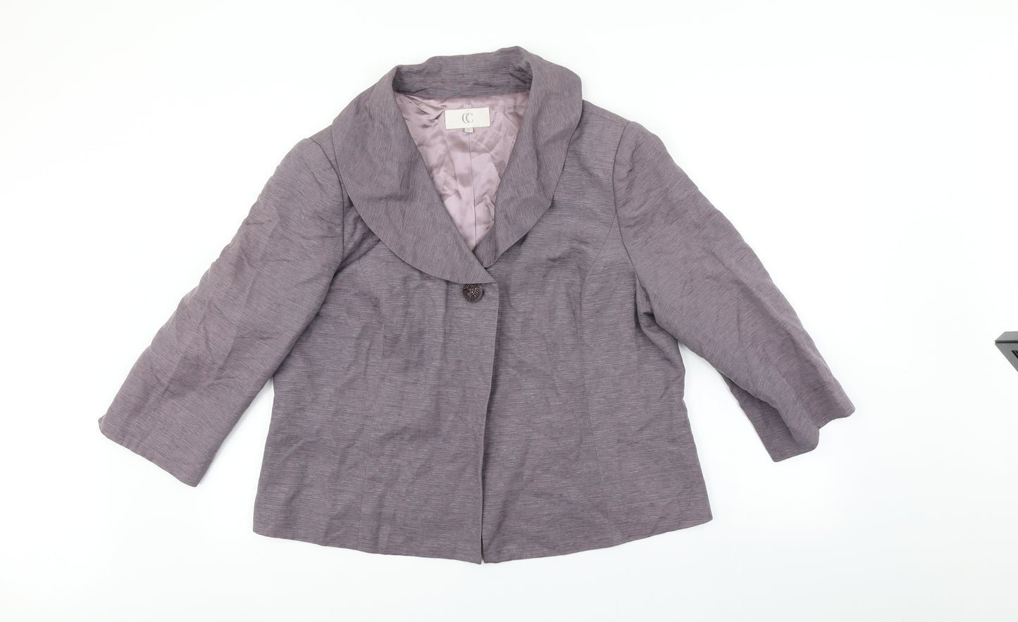 CC Womens Purple   Cardigan Jumper Size 18