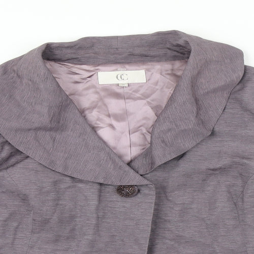 CC Womens Purple   Cardigan Jumper Size 18