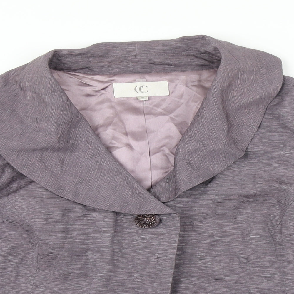 CC Womens Purple   Cardigan Jumper Size 18