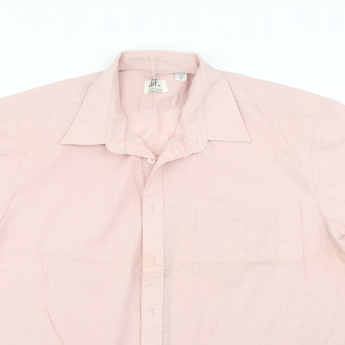 GF Collection Mens Pink    Button-Up Size XL