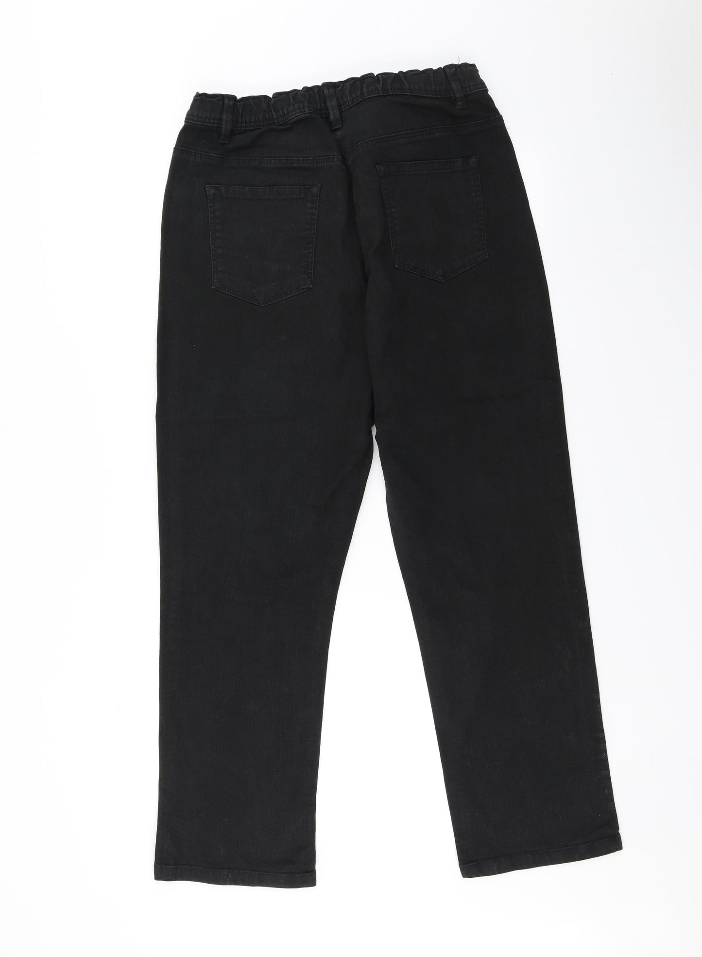 Anthology Womens Black   Straight Jeans Size 16 L29 in