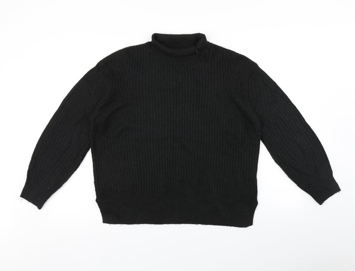 F&F Womens Black Pullover Jumper Size 12