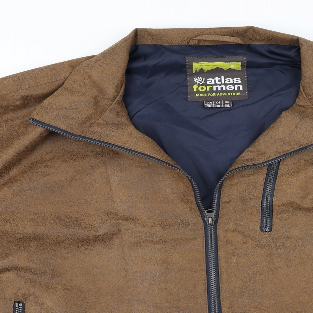 Atlas  Mens Brown   Jacket  Size 2XL