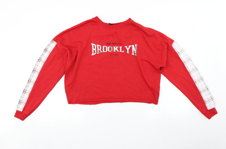New Look Girls Red   Pullover Jumper Size 14-15 Years  - Brooklyn