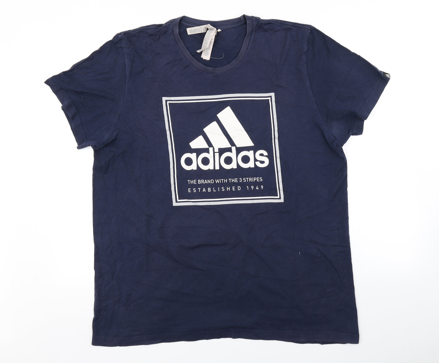 adidas Mens Blue    T-Shirt Size L