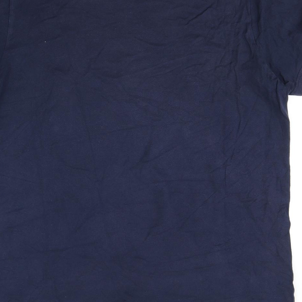 adidas Mens Blue    T-Shirt Size L