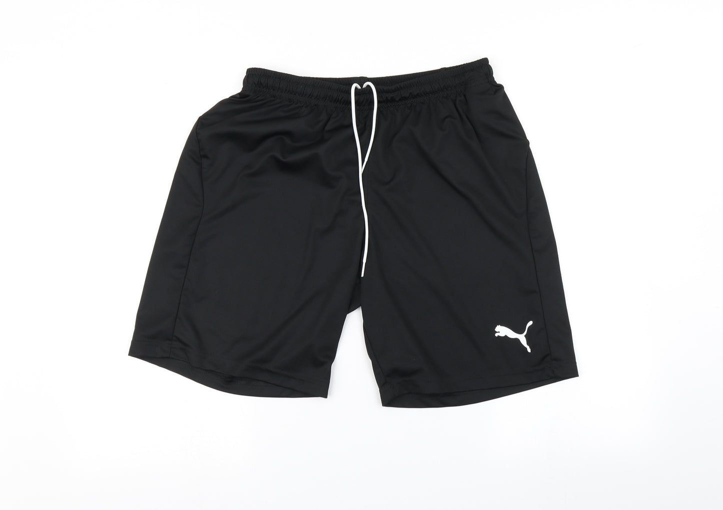 PUMA Mens Black   Sweat Shorts Size M