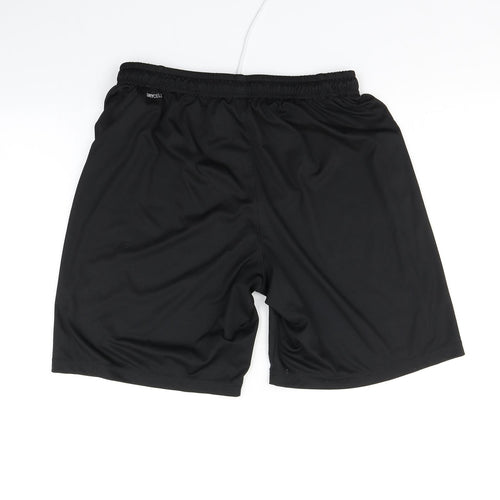 PUMA Mens Black   Sweat Shorts Size M