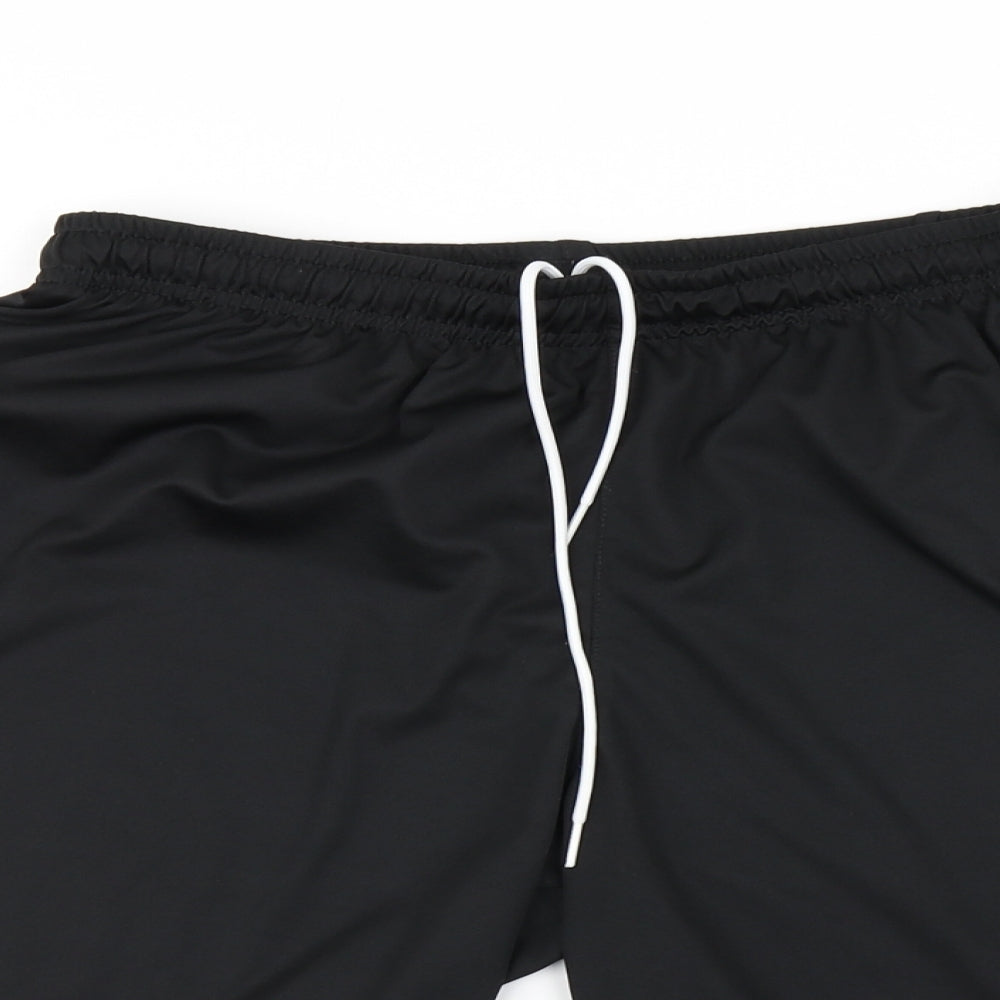 PUMA Mens Black   Sweat Shorts Size M