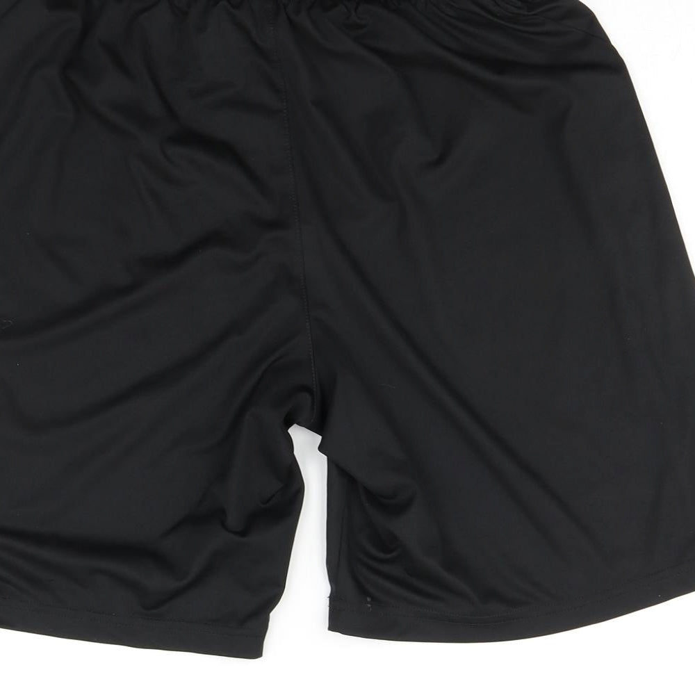 PUMA Mens Black   Sweat Shorts Size M