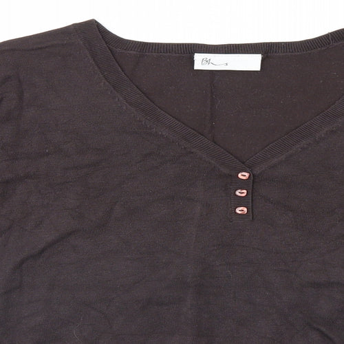 BHS Womens Brown   Pullover Jumper Size 14