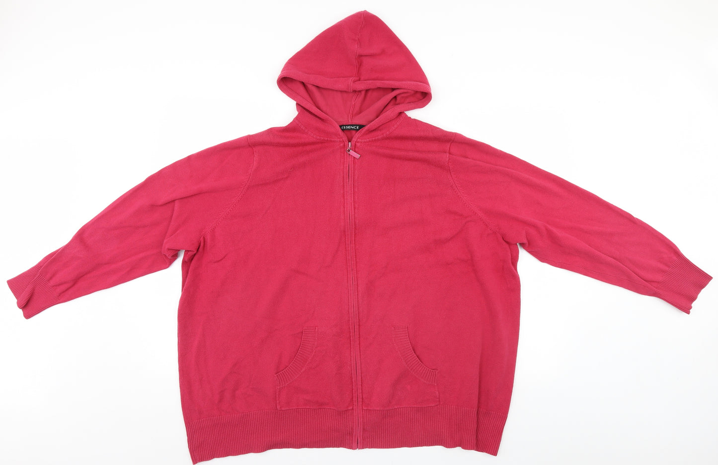 essence Womens Pink   Full Zip Hoodie Size 26