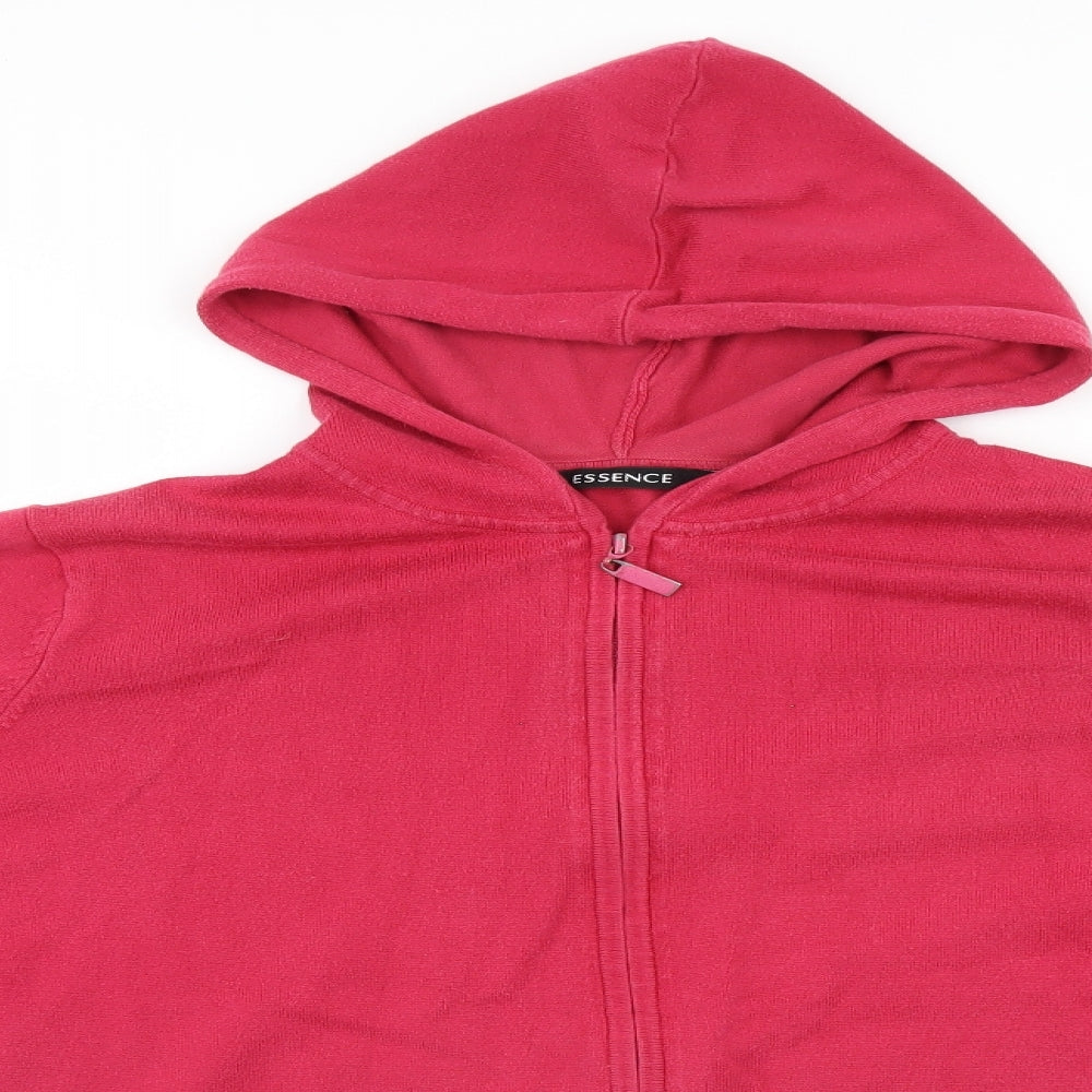 essence Womens Pink   Full Zip Hoodie Size 26