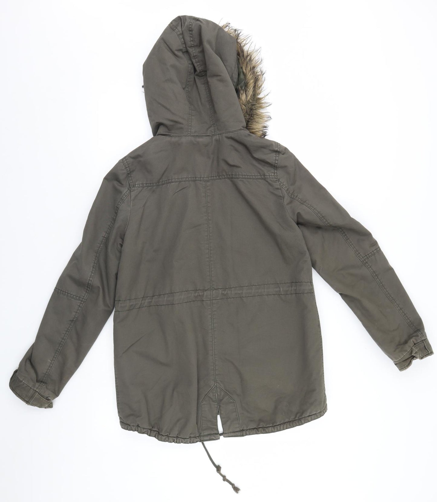 Divided Womens Brown   Jacket Coat Size 8