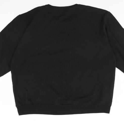 Atlas Mens Black   Pullover Jumper Size 4XL  - Wolf