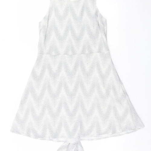 Gap Womens Grey Striped  A-Line  Size S