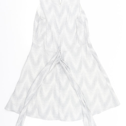 Gap Womens Grey Striped  A-Line  Size S