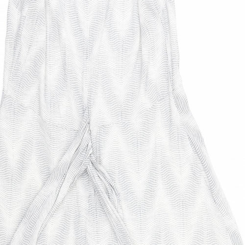 Gap Womens Grey Striped  A-Line  Size S
