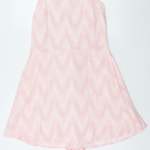 Gap Womens White Striped  A-Line  Size S