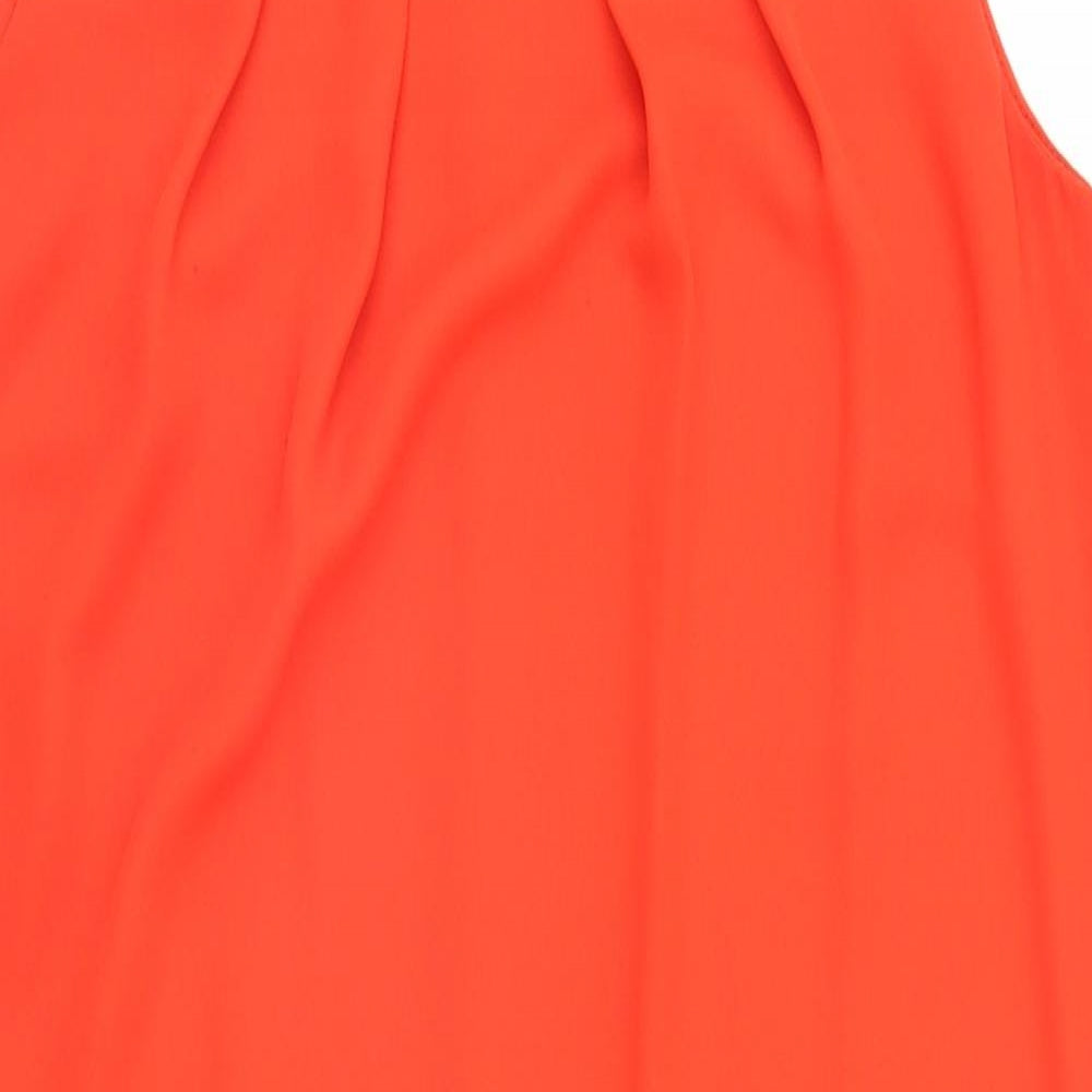 F&F Womens Orange   Basic Blouse Size 6
