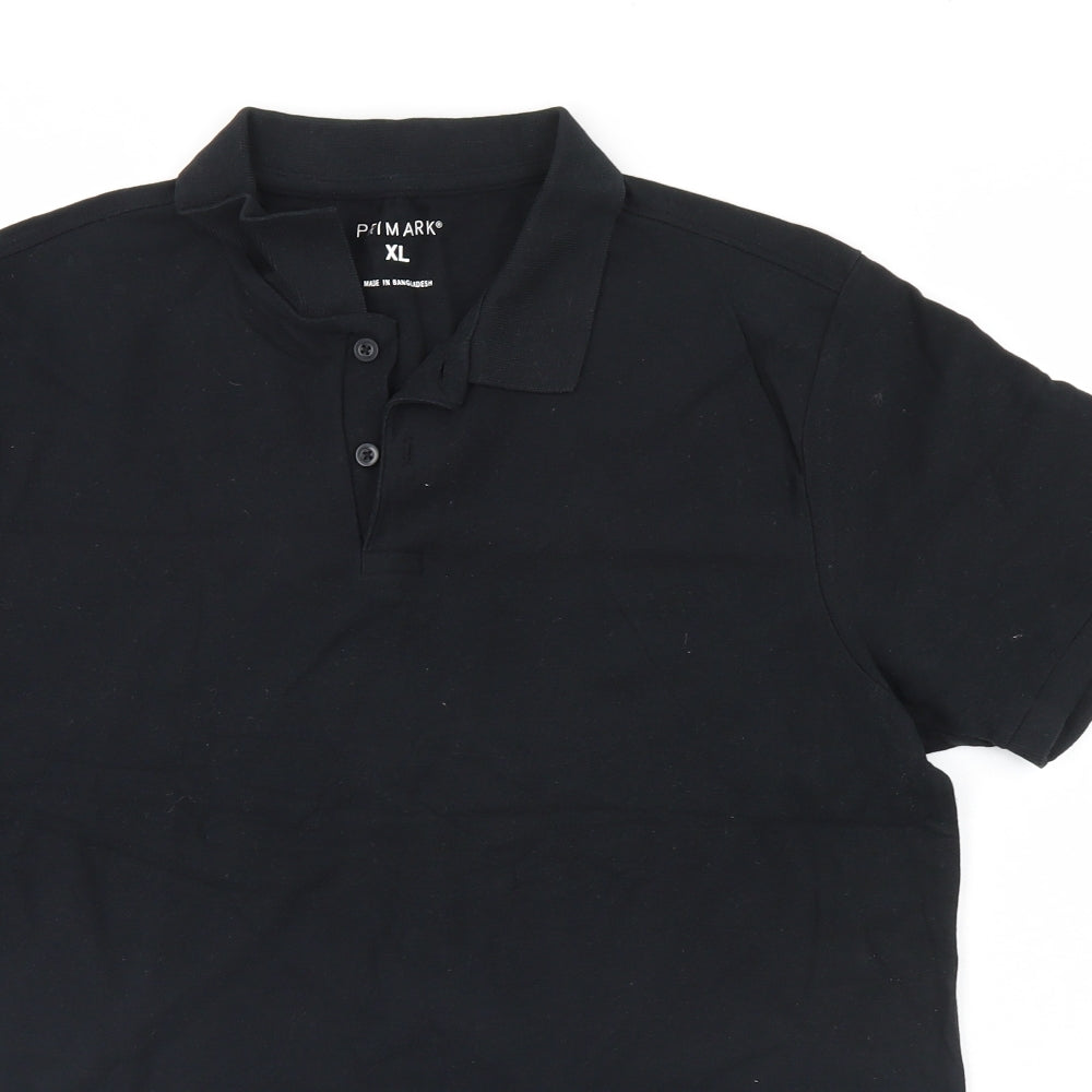 Primark Mens Black    Polo Size XL