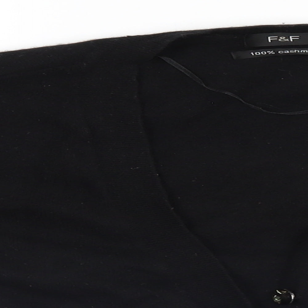 F&F Womens Black   Cardigan Jumper Size 14