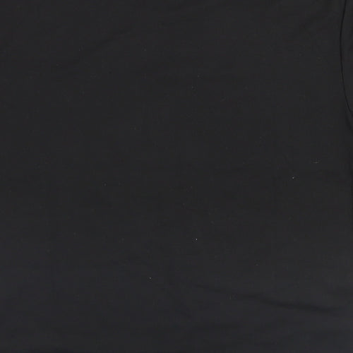 Zsiibo Womens Black   Basic T-Shirt Size S  - Heart
